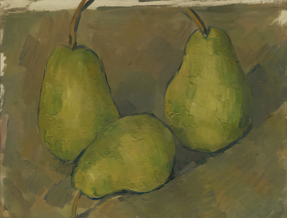 Fruit Paul Cézanne: The Still Life Master Who Transformed Modern Art - Three Pears by Paul Cézanne