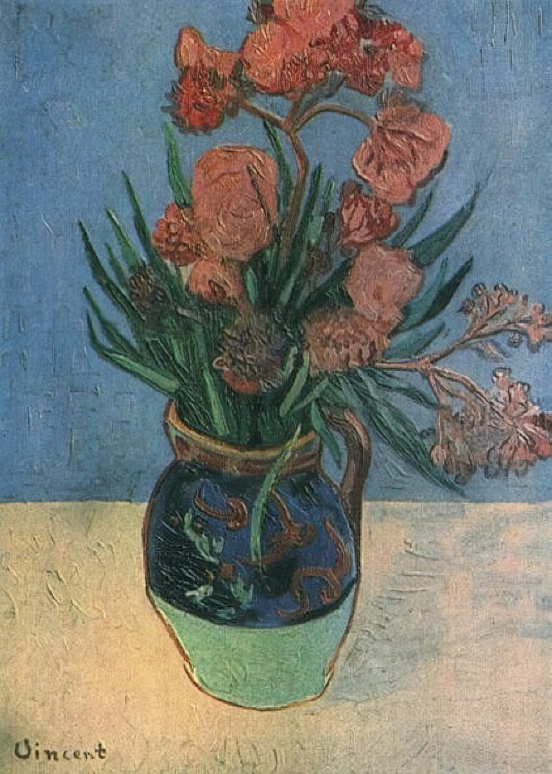 Funko Vincent van Gogh: A Pop Culture Tribute to the Tormented Genius - Still Life Vase with Oleanders by Vincent van Gogh