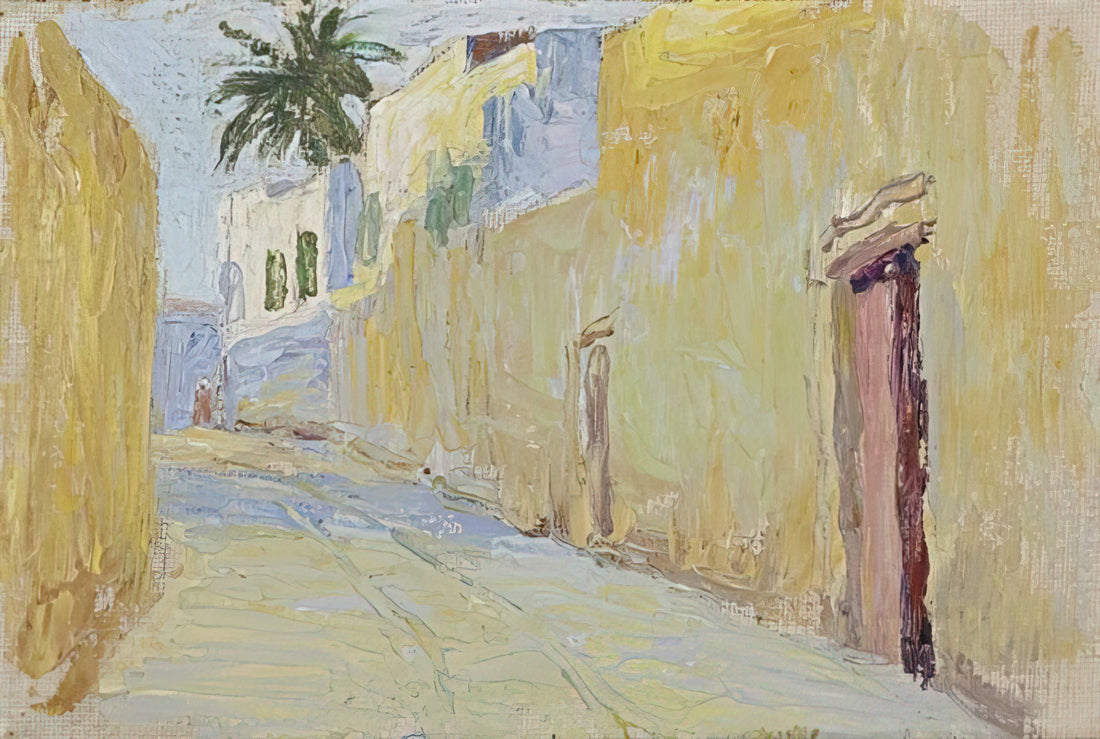 Gabriele Münter Acrylic Print: A Modernist Legacy in Contemporary Display - ALLEY IN TUNIS by Gabriele Munter