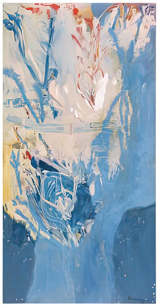 Gagosian and Helen Frankenthaler: A Legacy of Color Field Painting and Modern Printmaking - Blue Territory, 1955- by Helen Frankenthaler