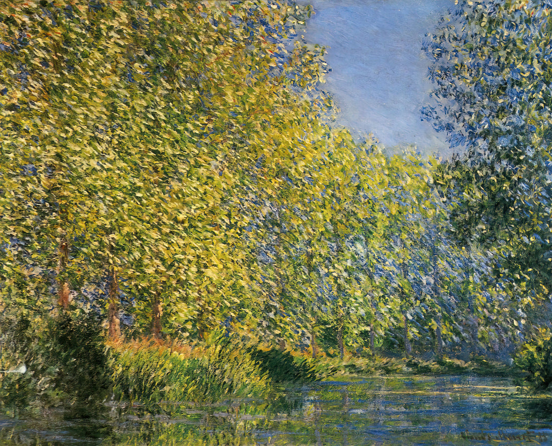 Garden Claude Monet: The Artist's Living Canvas and Its Enduring Legacy - Bend in the River Epte by claude monet