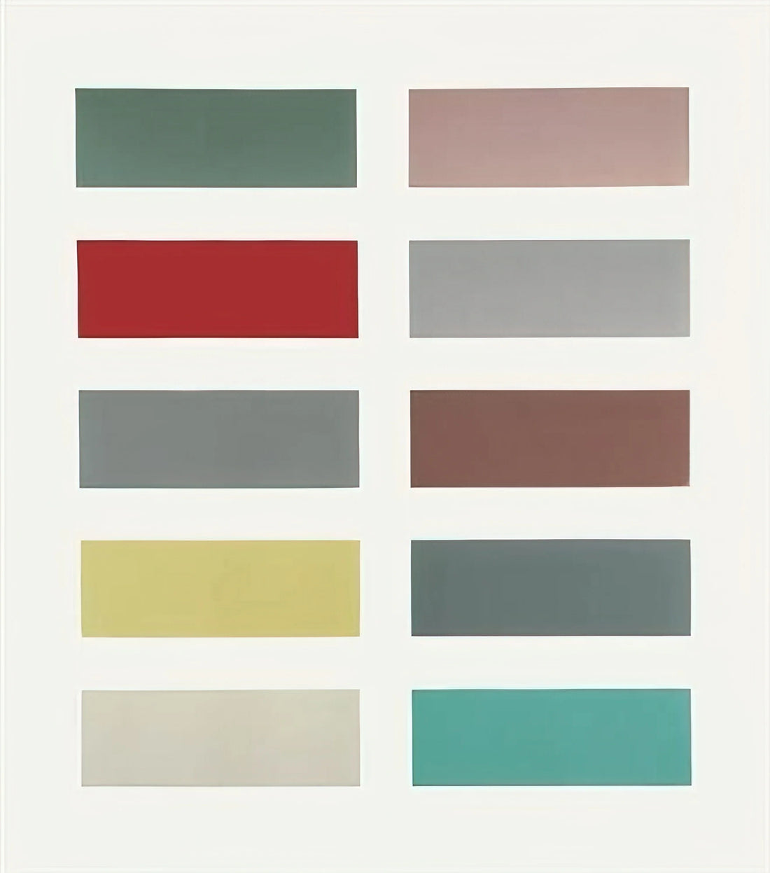 Gerhard Richter 4 Decades: A Journey Through the Evolution of a Master - TEN COLOURS 1966 by Gerhard Richter