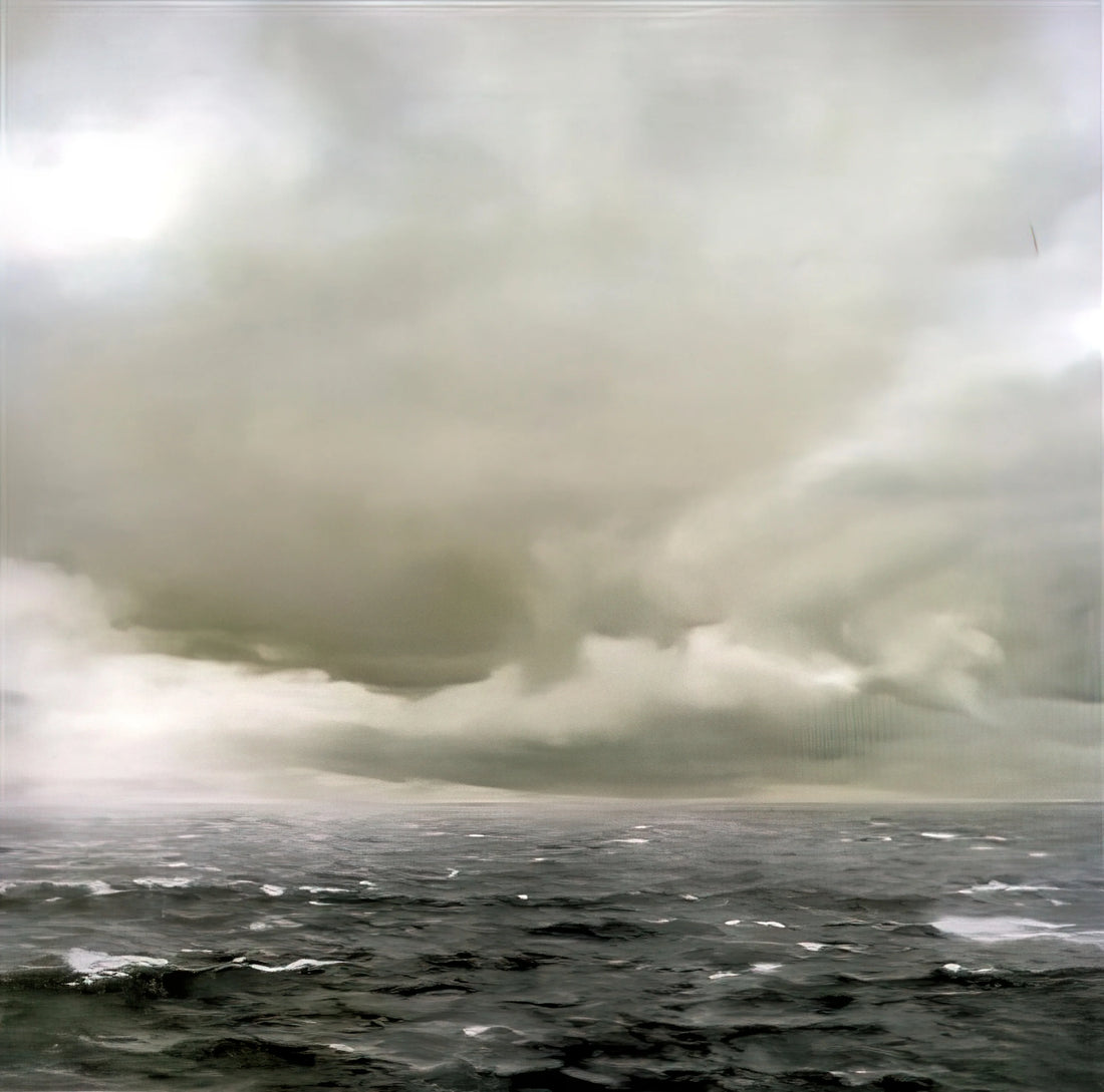 Gerhard Richter Cage 1: A Masterpiece of Abstract Expressionism and Artistic Philosophy - SEASCAPE CLOUDY by Gerhard Richter