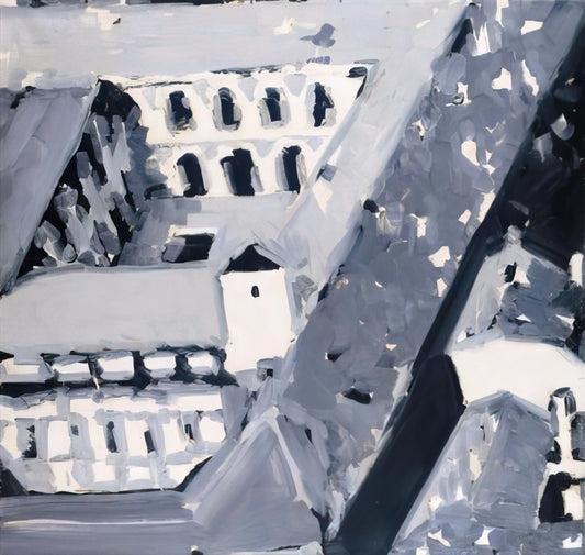 Gerhard Richter Oil Painting: A Journey Through Photorealism and Abstraction - TOWNSCAPE M5 1968 by Gerhard Richter