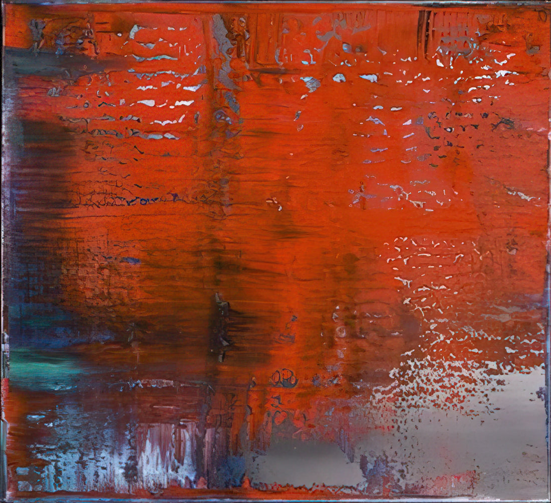 Gerhard Richter's Photorealistic Paintings: The Blurred Boundary Between Photography and Painting - ABSTRACT PAINTING 805 4 by Gerhard Richter