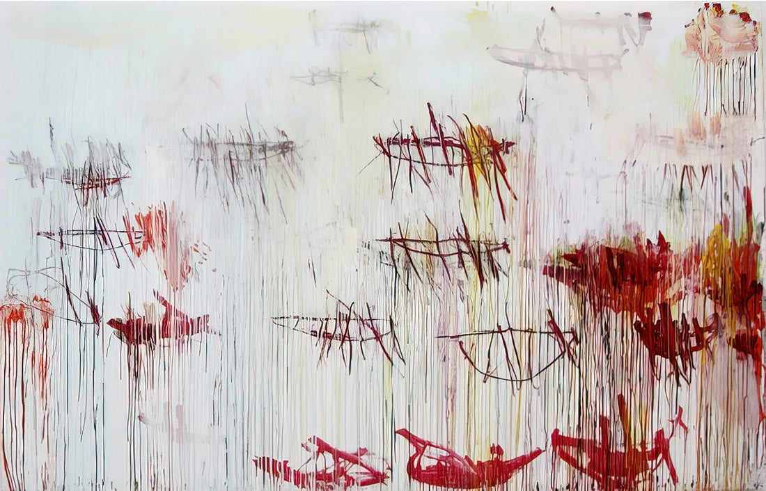 Getty Museum Cy Twombly: A Curator's Guide to the Artist's Legacy and Prints - Lepanto, Part IX by Cy Twombly