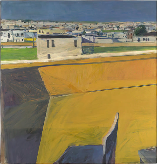 Gretchen Diebenkorn: A Legacy of Color, Form, and Quiet Mastery - Yellow Porch by Richard Diebenkorn