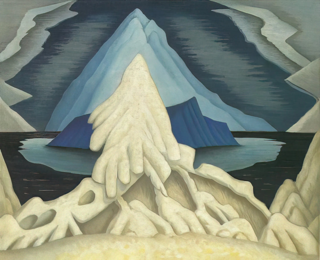 Group of Seven Harris Paintings: Lawren Harris's Visionary Canadian Landscapes - Winter comes from the Arctic to the Temperate Zone - 1935 by Lawren Harris