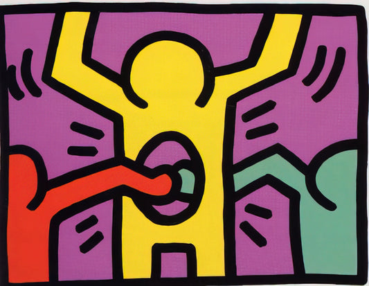Growing Keith Haring: The Evolution of an Icon from Street Artist to Global Phenomenon - POP SHOP 1 1987 by Keith Haring