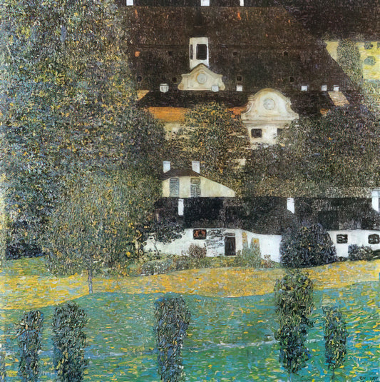 Gustav Klimt for Sale: A Curator's Guide to Acquiring Authentic Art Prints - SCHLOSS KAMMER AM ATTERSEE II 1909 by Gustav Klimt