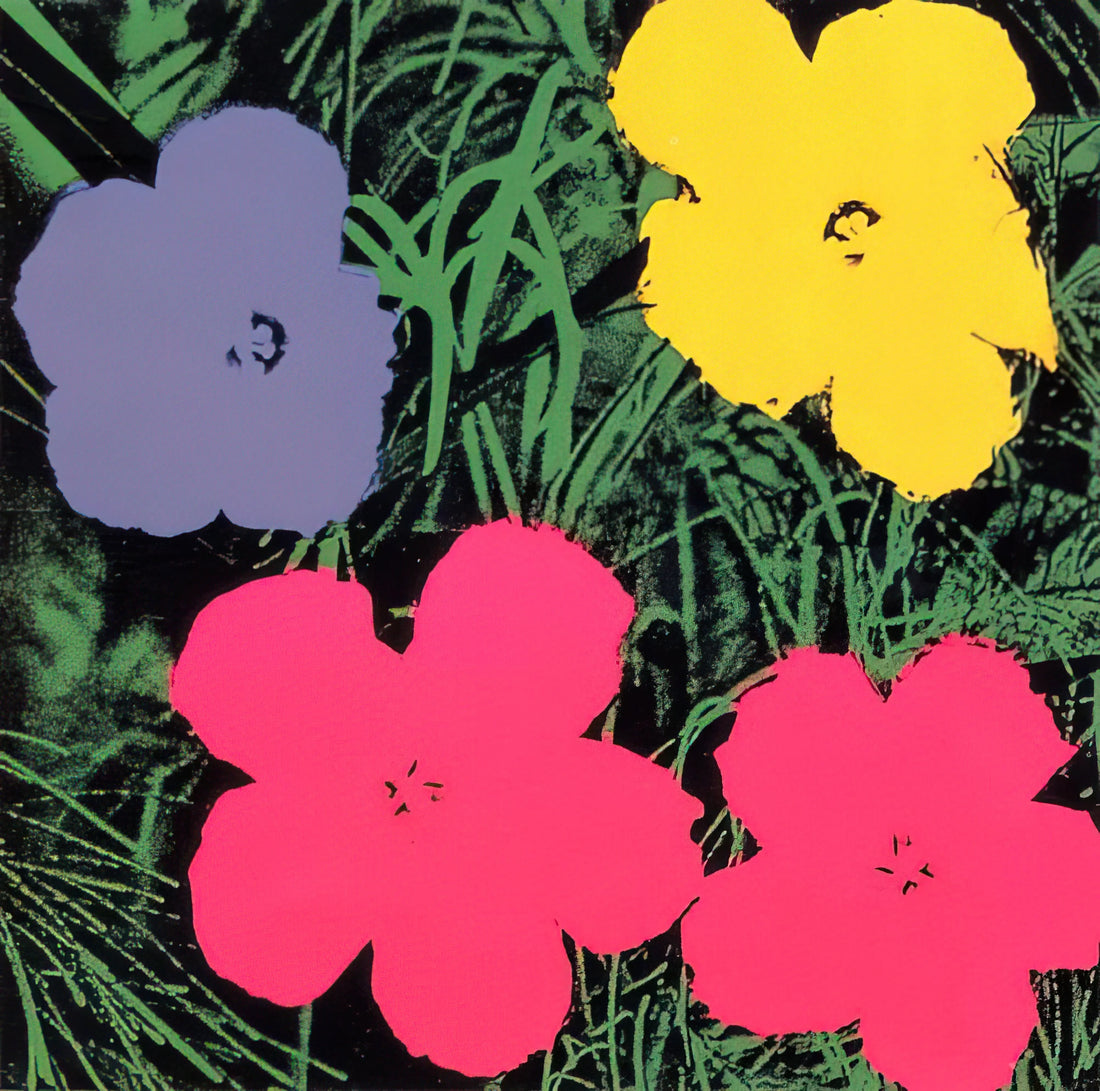 Halston Warhol Print: The Iconic Collaboration Between Fashion and Pop Art - Flowers by Andy Warhol