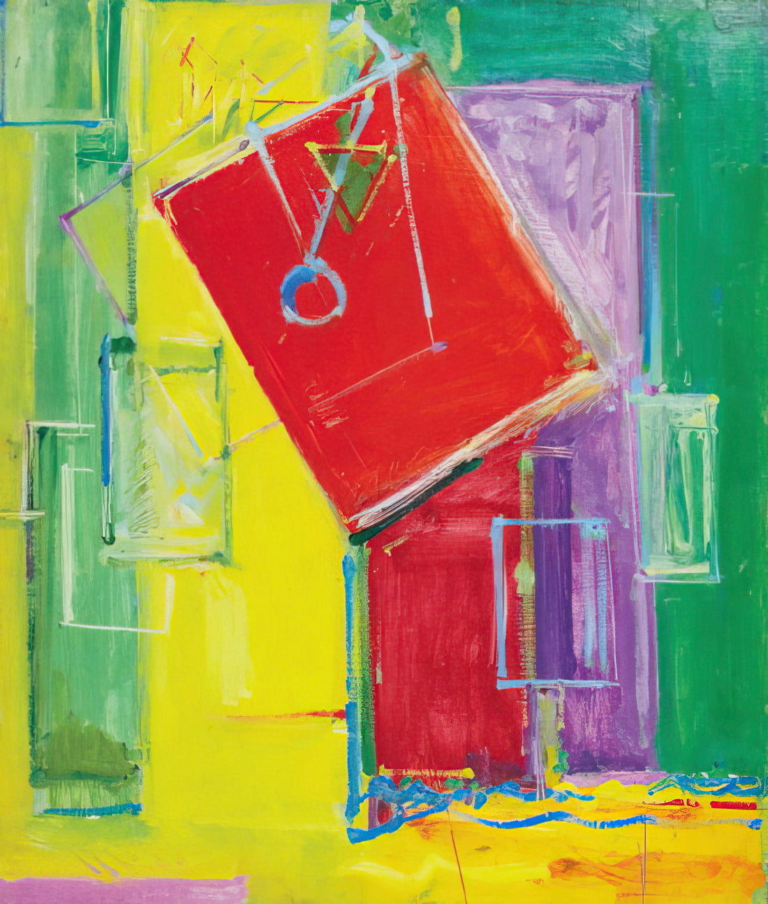 Hans Hofmann Canvas: The Dynamic Legacy of an Abstract Expressionist Pioneer - Untitled by Hans Hofmann