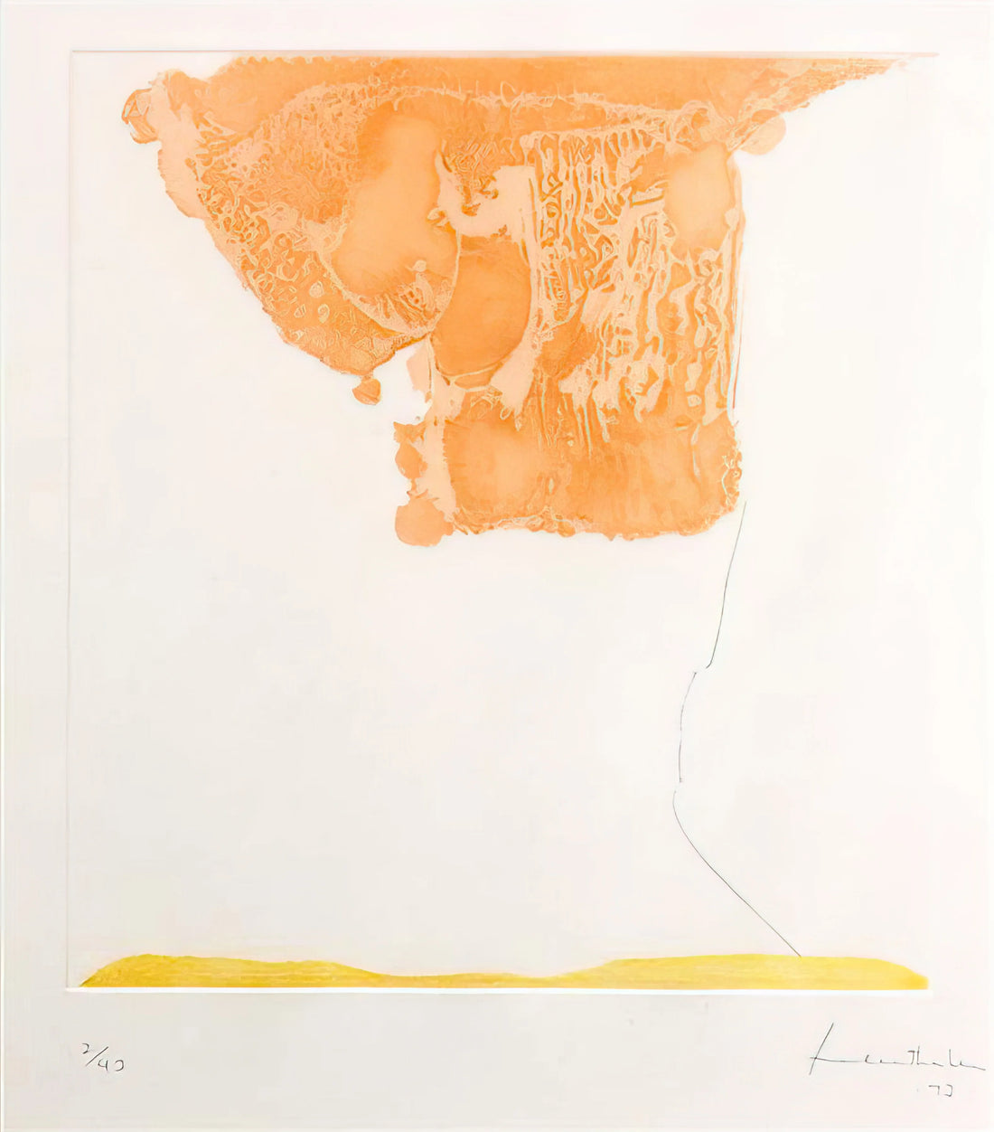 Helen Frankenthaler Photos: A Visual Journey Through Her Soak-Stain Masterpieces - Pranzo Italiano - 1973 by Helen Frankenthaler