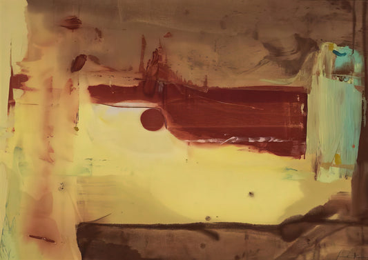 Helen Frankenthaler Reproduction: A Guide to Authentic Art Prints & Legacy - Desert Pass - 1976 by Helen Frankenthaler