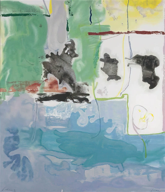 Helen Frankenthaler Watercolors: The Revolutionary Soak-Stain Technique - West Wind - 1997 by Helen Frankenthaler