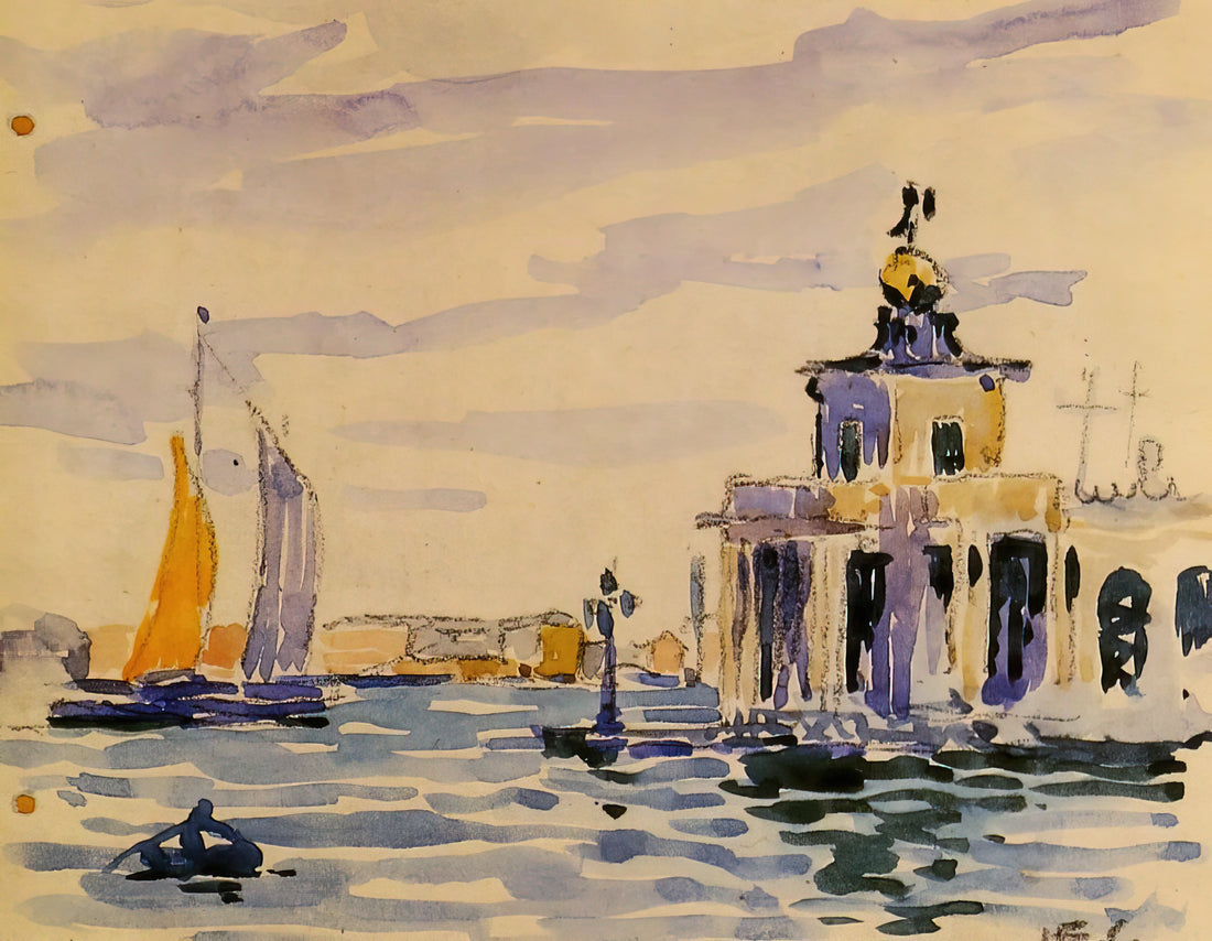 Henri-Edmond Cross Reproductions: A Guide to Neo-Impressionist Mastery - La Dogana by Henri-Edmond Cross
