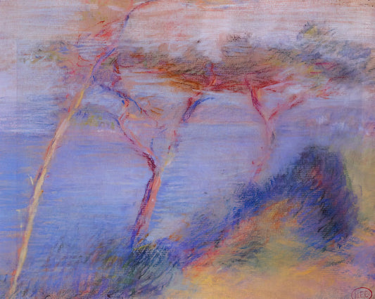 Henri-Edmond Cross and the Serene Atmosphere of 'L'Air du Soir' - Landscape by Henri-Edmond Cross