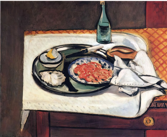 Henri Matisse Florals: A Master's Celebration of Color, Form, and Joy - STILL LIFE WITH SHELLFISH by Henri Matisse
