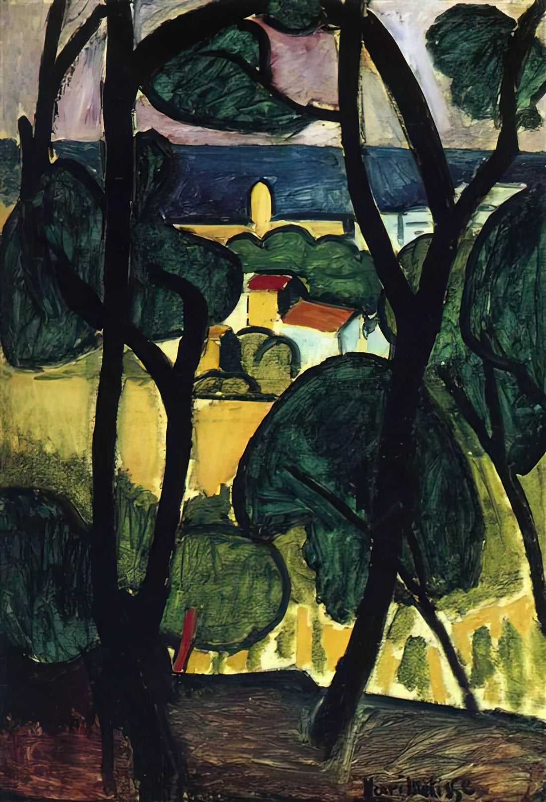 Henri Matisse Jazz 1947: The Master's Revolutionary Cut-Out Book - VIEW OF COLLIOURE by Henri Matisse