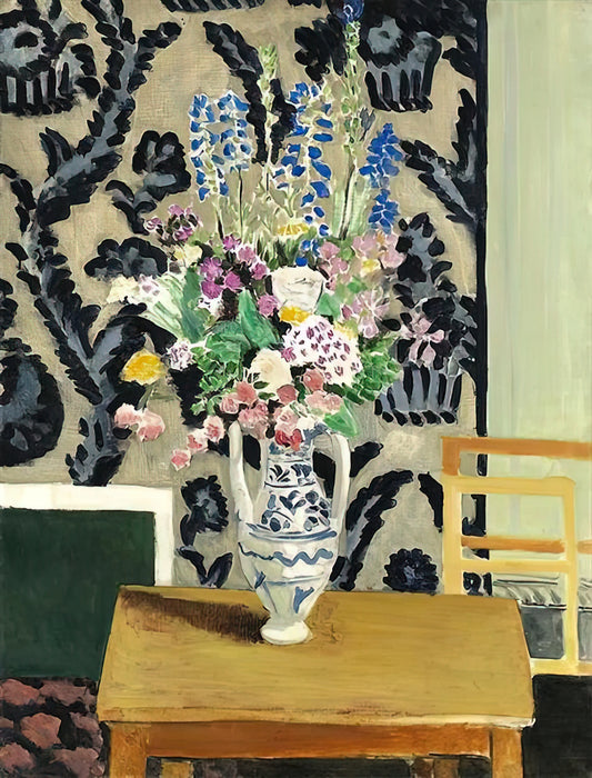 Henri Matisse Jazz Prints: The Revolutionary Cut-Outs That Redefined Modern Art - BOUQUET DE FLEURS POUR LE QUATORZE JUILLET 1919 by Henri Matisse