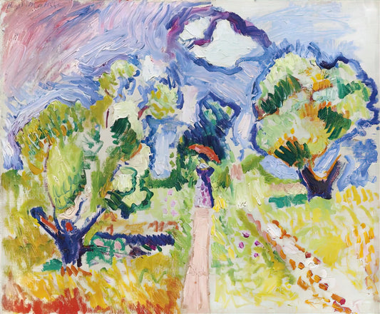 Henri Matisse Most Expensive Painting: The Record-Breaking Market for a Modern Master - PROMENADE DES OLIVIERS 1905 by Henri Matisse