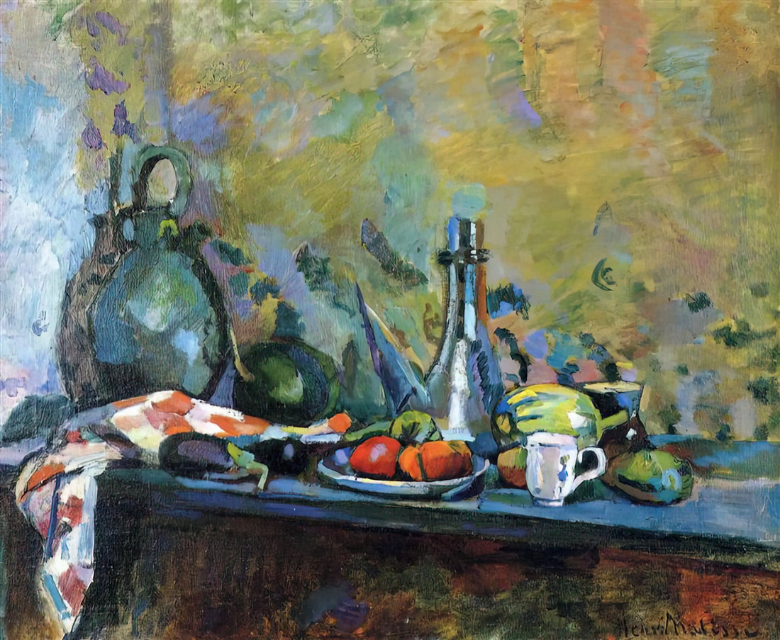 Henri Matisse Snow Flowers: A Masterpiece of Color and Form - STILL LIFE 9 by Henri Matisse