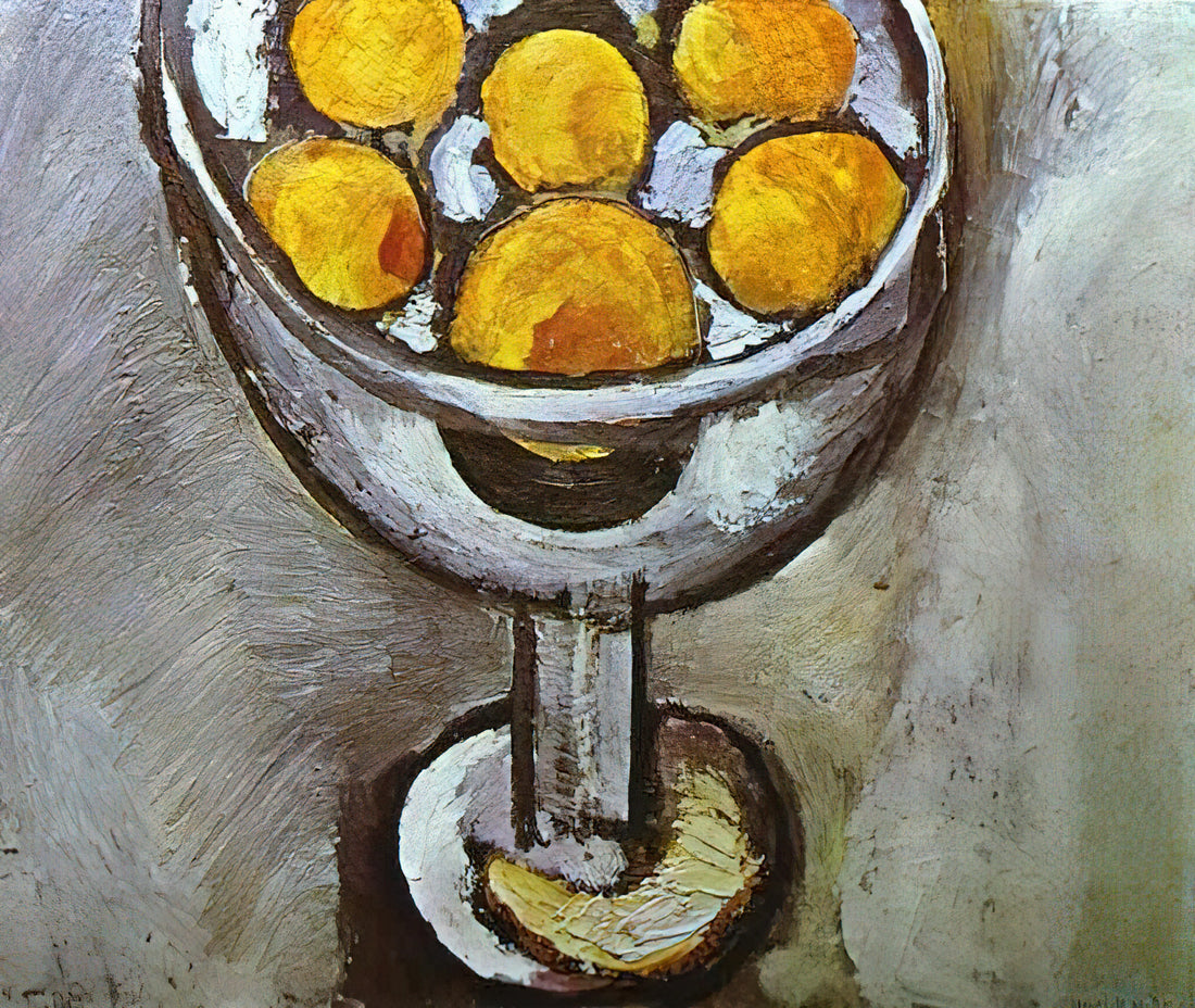 Henri Matisse and Lydia Delectorskaya: The Muse Who Shaped a Master's Final Decade - A VASE WITH ORANGES by Henri Matisse