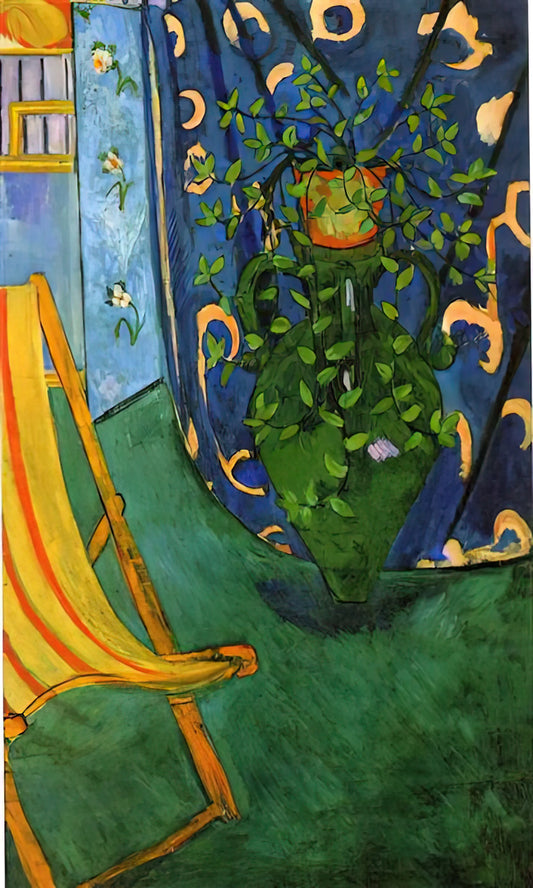 Henri Matisse: Master of Color, Form, and Modern Art - CORNER OF THE ARTIST S STUDIO 1912 by Henri Matisse