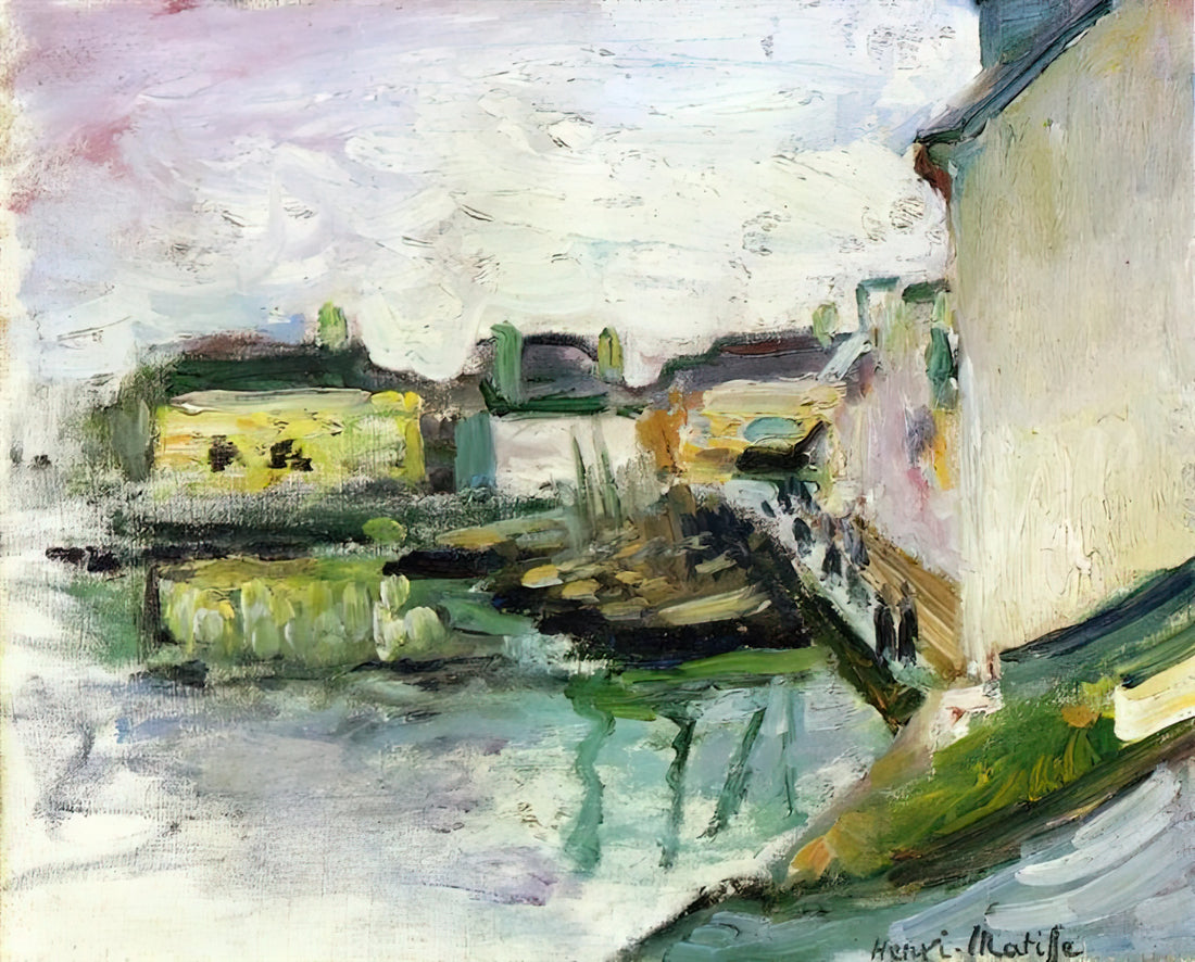 Henri Matisse: The Master of Color, Form, and Modern Art - THE PORT OF PALAIS BELLE ILE 1896 by Henri Matisse