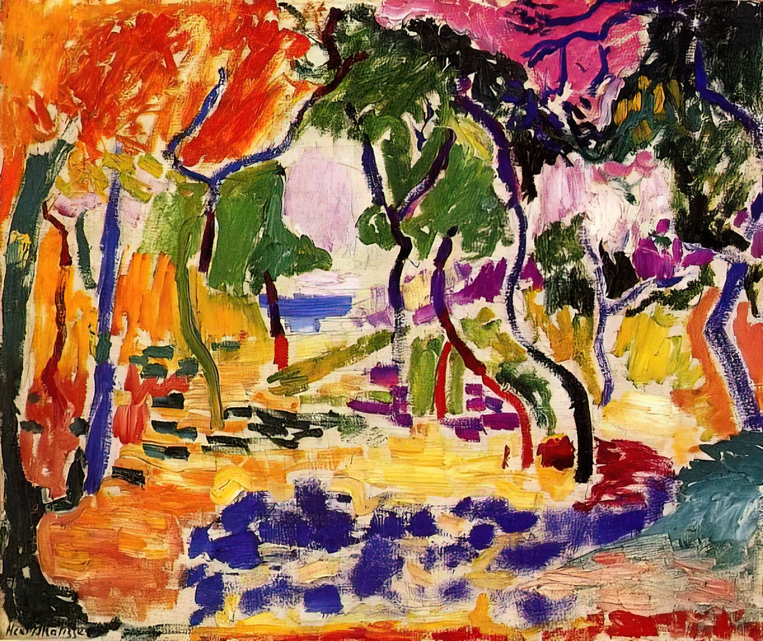 Henri Matisse's Most Famous Art: A Journey Through Color and Form - COUNTRYSIDE AT COLLIOURE 1905 by Henri Matisse