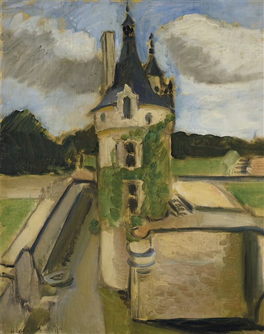 Henri Matisse's 'The Snail': A Masterpiece of Color and Form in Print - LLA TOUR DE CHENONCEAUX 1917 by Henri Matisse