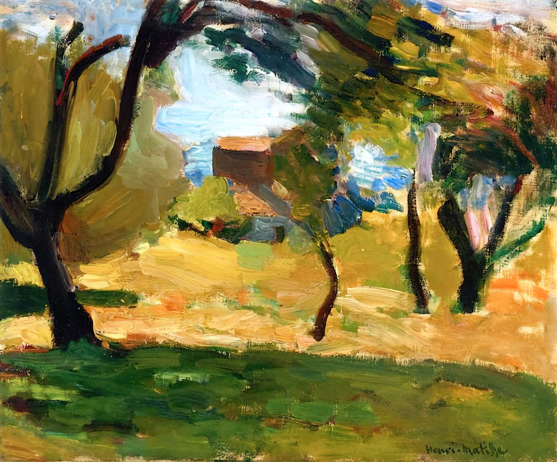 Henry Farny: The Painter Who Captured the Spirit of the American West - CORSICAN LANDSCAPE 1898 1 by Henri Matisse