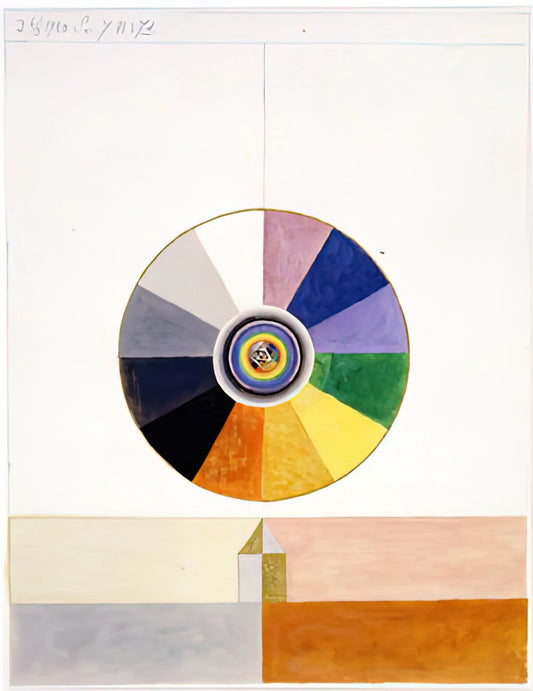 Hilma af Klint The Dove No 1: Decoding the Spiritual Symbolism of a Pioneering Abstract Masterpiece - SERIES VII NO 7D 1920 by Hilma af Klint