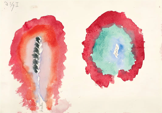 Hilma af Klint and Kandinsky: The Pioneers of Abstract Art and Their Spiritual Connection - WHEAT AND WORMWOOD 1922 by Hilma af Klint