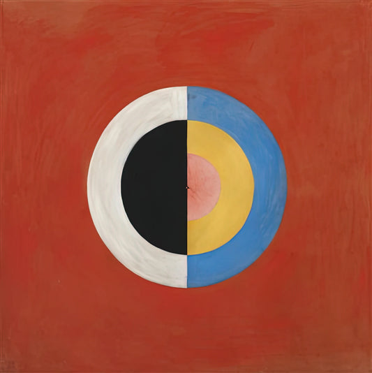 Hilma af Klint at the Guggenheim: Unveiling the Dawn of Abstract Art - THE SWAN NO 17 1915 0 by Hilma af Klint