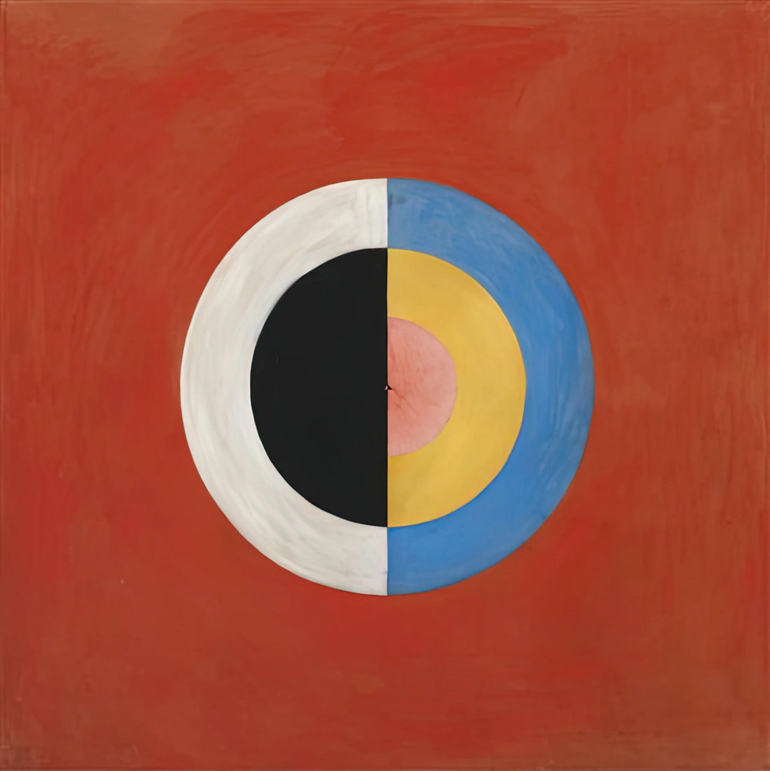 Hilma af Klint's Tree of Knowledge Series: Decoding the Spiritual Blueprint of Abstract Art - THE SWAN NO 17 1915 0 by Hilma af Klint