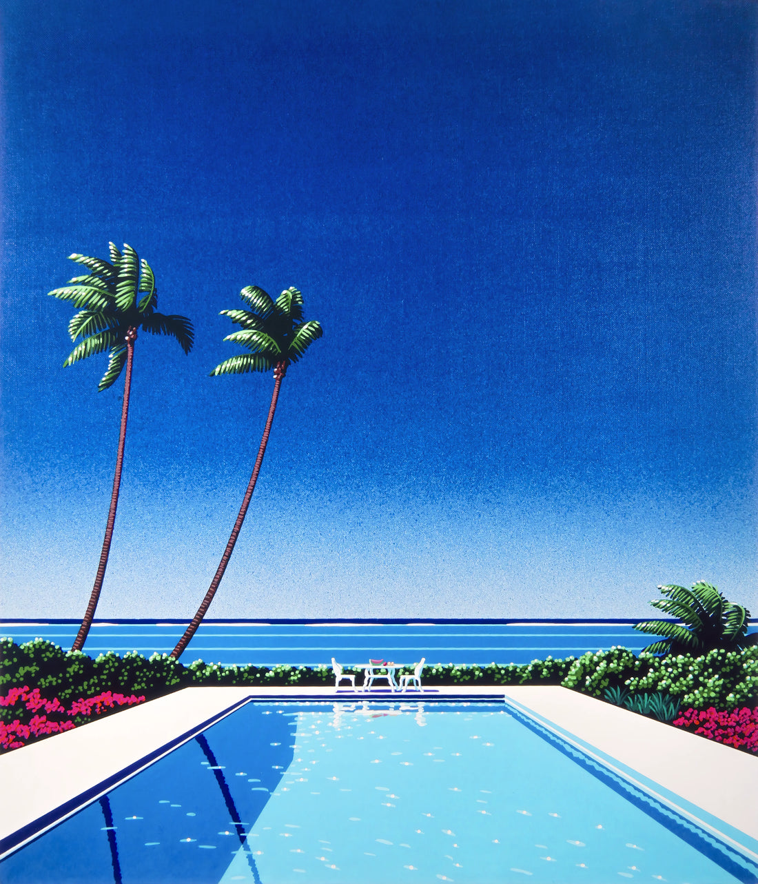 Hiroshi Nagai: The Master of Nostalgic Utopia and Where to Buy His Iconic Art Prints - Watermelon Pool by Hiroshi Nagai