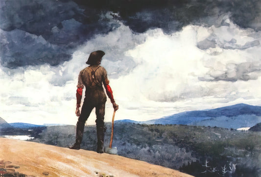 Homer's Painting: The Enduring Legacy of Winslow Homer's American Vision - THE WOODCUTTER by Winslow Homer