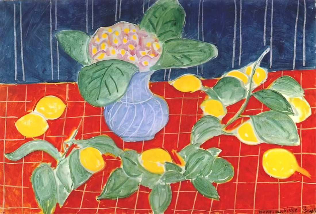 Inspired by Matisse: Exploring the Enduring Legacy of a Modern Master - LEMONS AND SAXIFRAGES 1943 by Henri Matisse