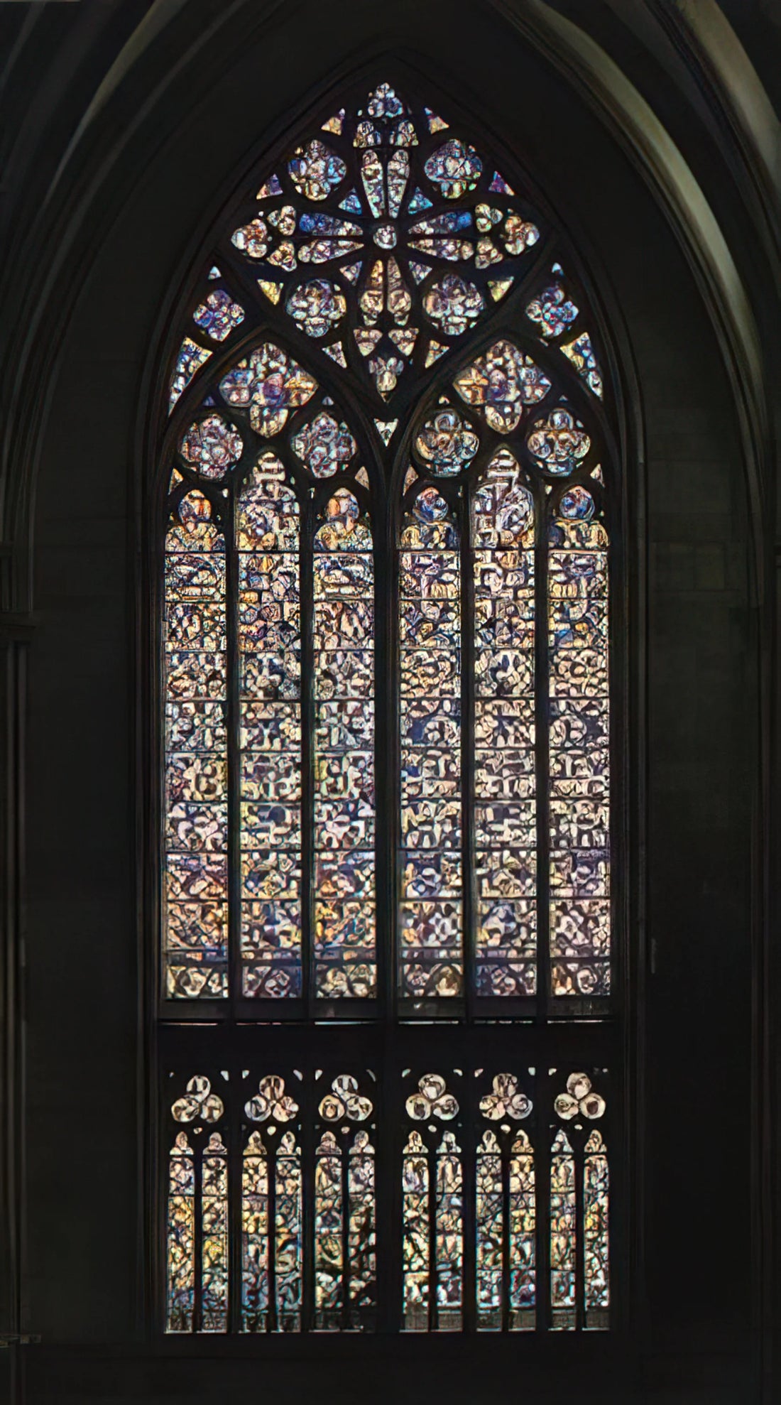 Isa Genzken and Gerhard Richter: A Dialogue of German Art Across Generations - COLOGNE CATHEDRAL WINDOW 2007 by Gerhard Richter