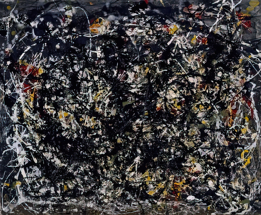 Jackson Action Painting: The Revolutionary Technique That Redefined Abstract Expressionism - NUMBER 6 1949 by Jackson Pollock
