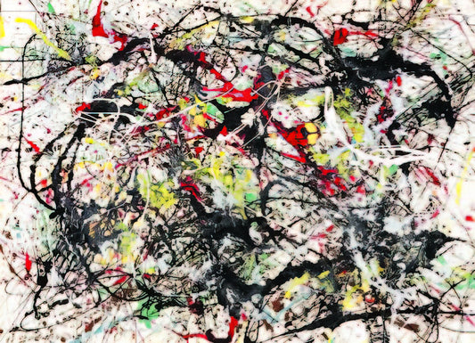 Jackson Pollock 17A: Decoding the Masterpiece of Abstract Expressionism - NUMBER 48 1949 by Jackson Pollock