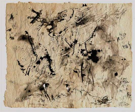 Jackson Pollock Art Canvas: The Revolutionary Legacy of Abstract Expressionism - UNTITLED 1951 1 by Jackson Pollock