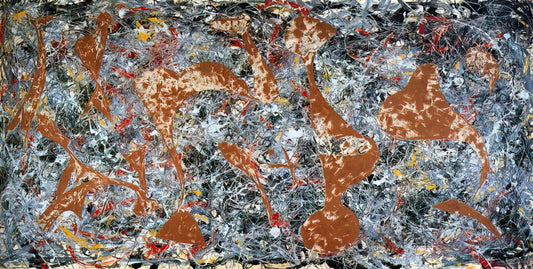 Jackson Pollock Blind Spots: Uncovering the Overlooked Nuances of Abstract Expressionism - NUMBER 7 OUT OF THE WEB 1949 by Jackson Pollock
