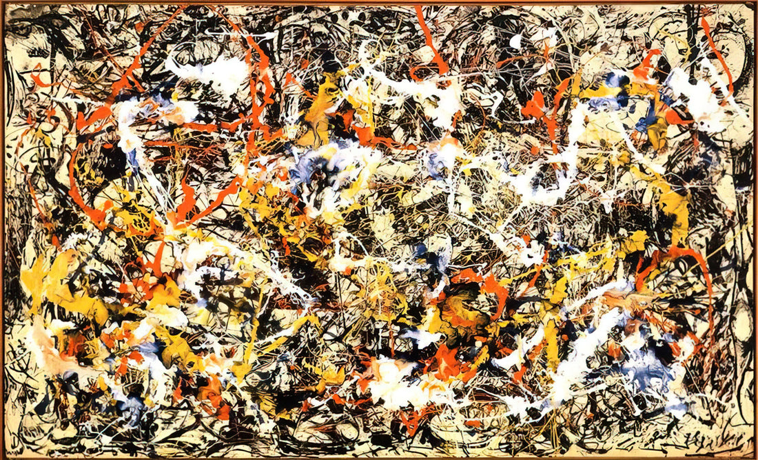 Jackson Pollock Fine Art: Understanding the Revolutionary Drip Paintings - CONVERGENCE 1952 by Jackson Pollock