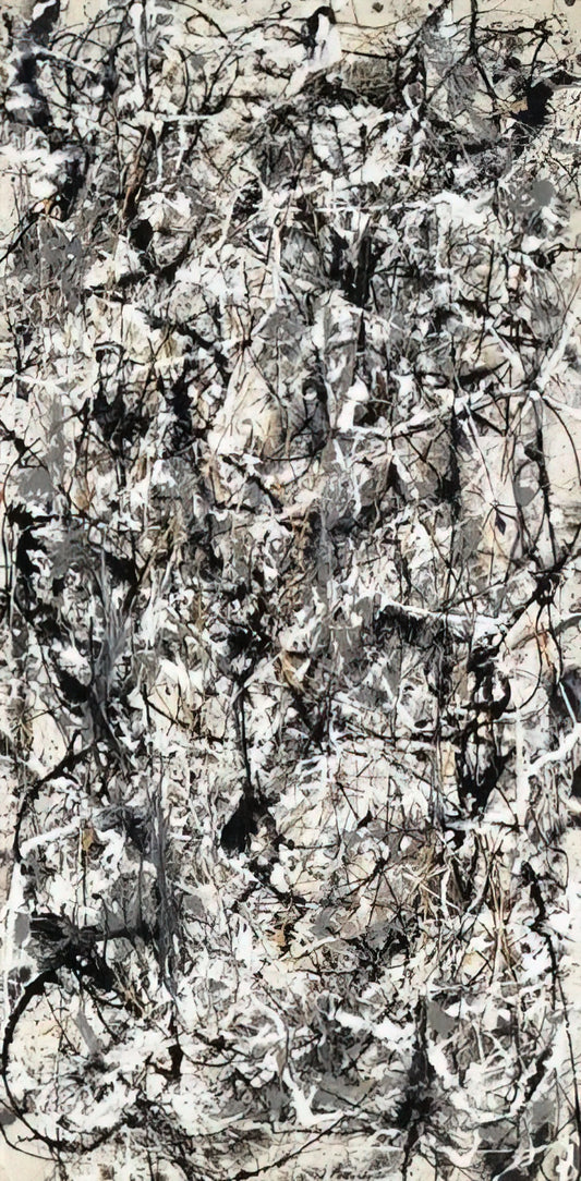 Jackson Pollock No. 5, 1948: Decoding the Masterpiece of Abstract Expressionism - CATHEDRAL 1947 by Jackson Pollock
