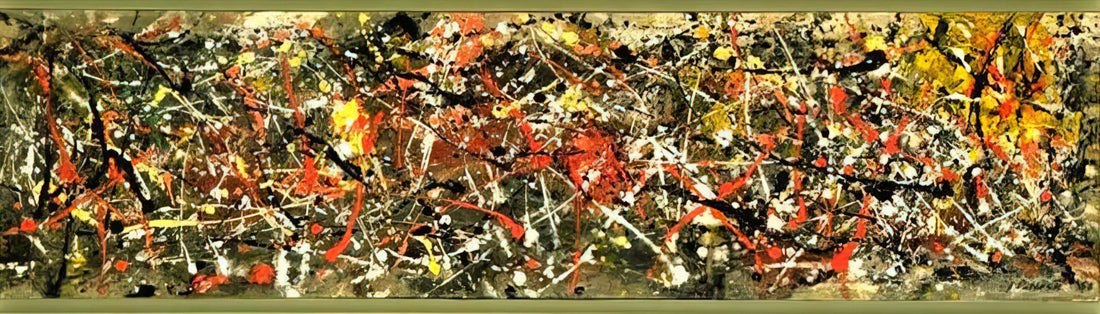 Jackson Pollock Painting No 5 1948: A Masterpiece of Abstract Expressionism - NUMBER 25 by Jackson Pollock