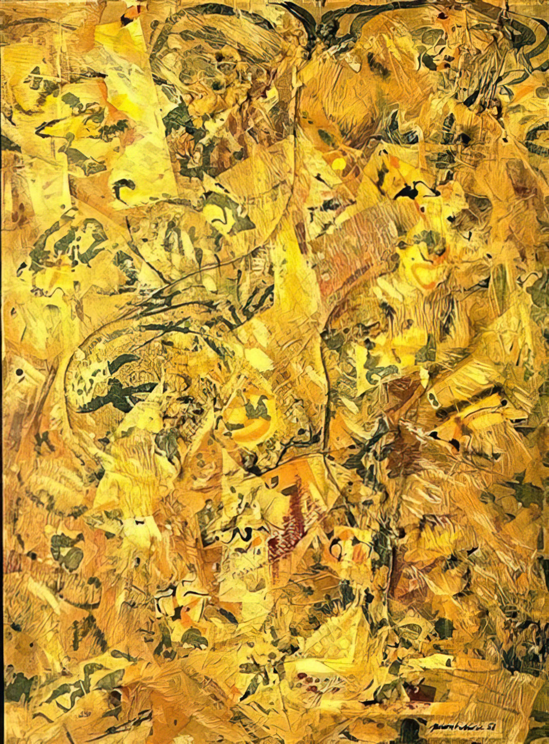 Jackson Pollock Reproduction for Sale: A Collector's Guide to Authentic Abstract Expressionist Prints - NUMBER 2 by Jackson Pollock
