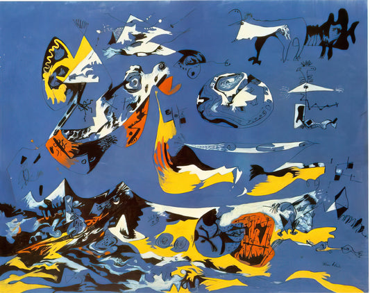 Jackson Pollock Sculpture: The Unseen Dimension of an Abstract Expressionist Icon - BLUE MOBY DICK by Jackson Pollock