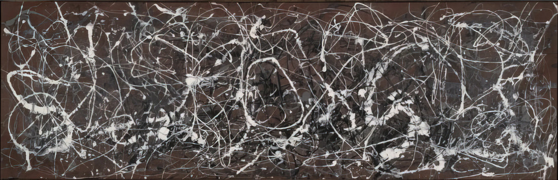 Jackson Pollock & Lee Krasner House: The Creative Crucible of Abstract Expressionism - NUMBER 13A ARABESQUE 1948 by Jackson Pollock